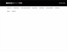 Tablet Screenshot of macquarieyork.com.au